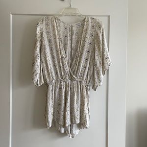 Faithfull Printed Romper; Size 4